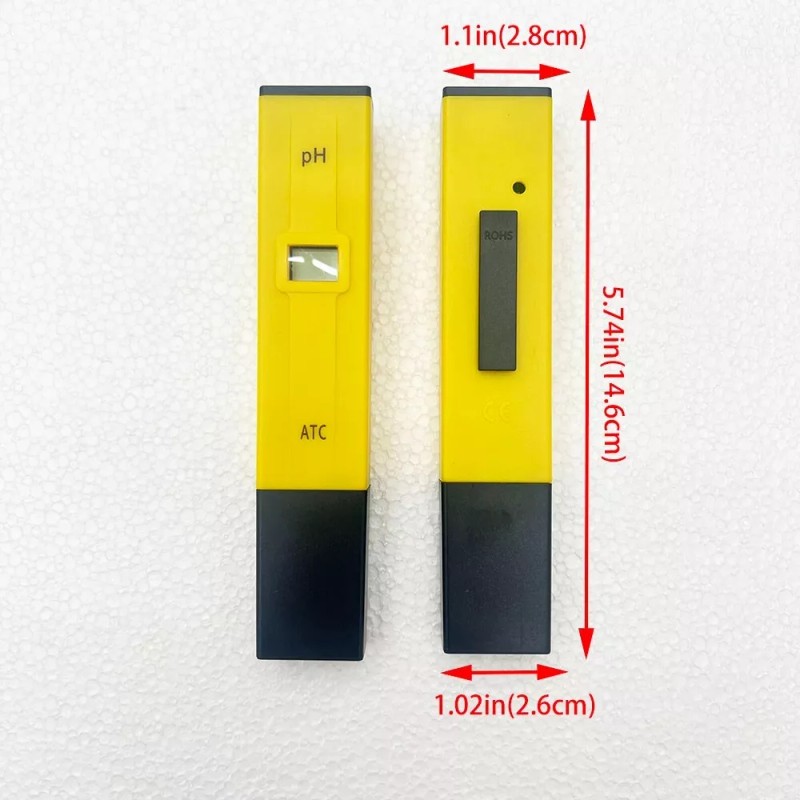 Digital PH Meter Pocket Pen Tester 0.1 Resolution PH Meter