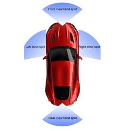 Car Rear View Camera Splitter Switch 4 Input 1 Output Intelligent Car Video Switch Converter with Remote Control DC816V Wide Compatibility