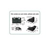 Compx Timberline DL-300 Double Door Latch - Black