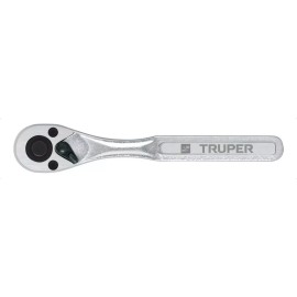 Truper Matraca Liberación Rápida 72 Dientes, Cuadro 3/8'' Truper