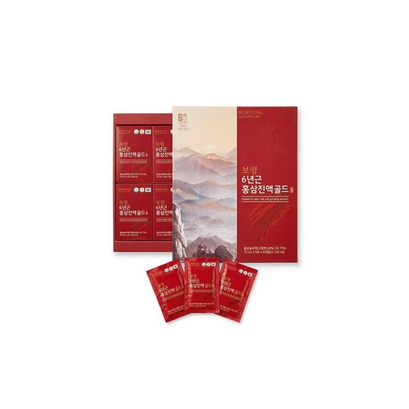 Boryeong 6-year-old red ginseng extract gold / 보령 6년근 홍삼진액골드