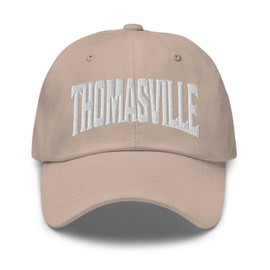 Thomasville Baseball Cap Thomasville Dad Hat Georgia GA Hat Embroidered Souvenir Stone