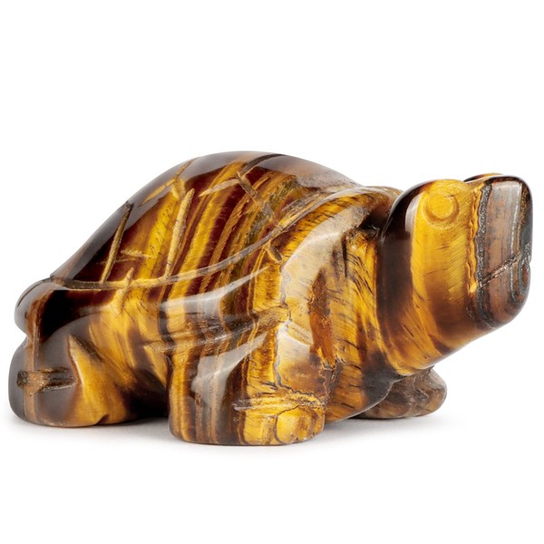 LEADGEM Crystal Turtle Figurines 2" Polished Tortoise Statue Decor Hand