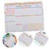 jojofuny Weekly Planner Notebook Undated Spiral Planner for Home School