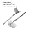 sourcing map Inside and Corner Trowels 3.5 Inch Stainless Steel