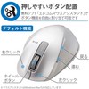 Elecom M-XGM10DBWH Wireless Mouse (Receiver Included), 5 Buttons (With Back/Forward