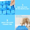 MOOGROU Snuffle Mat for Dogs,Premium Silicone Dog Food Mat 16“x16”Interactive
