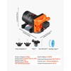 VEVOR VEVOR 12V Diaphragm Pump, 3.5 GPM Flow, Self Priming