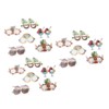 18pcs Paper Eyeglasses 6 Styles Funny Hawaiian Paper Sunglasses for