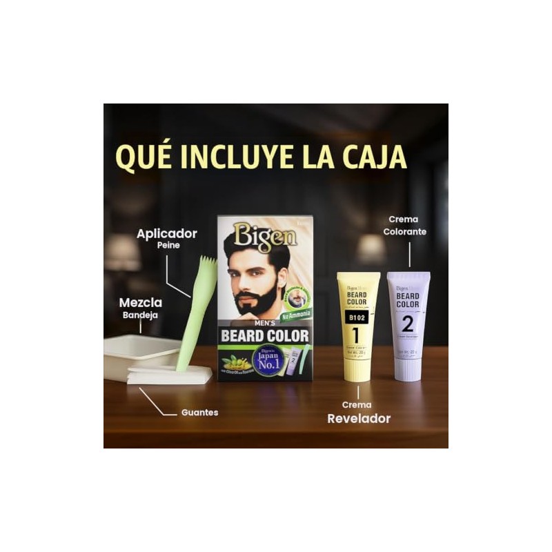 Bigen B103 Coloración para Barba y Bigote, Castaño Oscuro