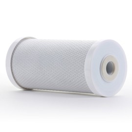 Hydronix CB-45-1001 Whole House Commercial Hydroponics RO NSF Activated Carbon Block Water Filter, 4.5" x 10", 1 Micron