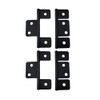 QCAA Flag Three Leaf 3-1/2" Bifold Shutter Hinge for Non-Mortise