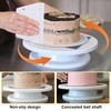SZJYG Cake Decorating Kit Tools, Rotating Cake Turntable, Scrapers, Spatula,