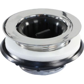 JR Products 95035 Strainer with Threaded Basket - Chrome