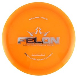 Dynamic Discs Lucid Felon Fairway Driver Golf Disc [Colors may vary] - 173-176g