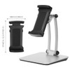 Tablet Computer Bracket Base Foldable Adjustable Portable Universal Rotatable Phone