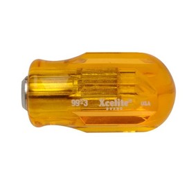 Xcelite 993 Stubby Handle For Interchangeable Blades, 13/16" Diameter, 2" Length