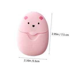 Parliky Mini Hand Soap Flakes Safe Gentle Cleaning Soap Slices for Travel Outdoor Activities