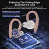 Wireless Earbuds, Bluetooth 5.4 Headphones Sport, Over Ear Buds With