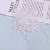 Dowarm 1000 Pieces Flatback Half Pearls, Flat Backed Round Half
