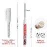 NORXUAZE 2pcs white Long Nib Deep Hole Marker Pen -