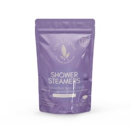 Shower Steamers | Vaporizadores de Ducha Aromaterapia 10 Pzas Aroma Lavanda | Artesanales, Hechas en México | Aceites Esenciales 100% Naturales | Autocuidado, Bienestar y Relajación | Regalo Premium