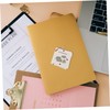 Operitacx 6pcs Notebook Journal with Ring Binding Pocket Note Pad