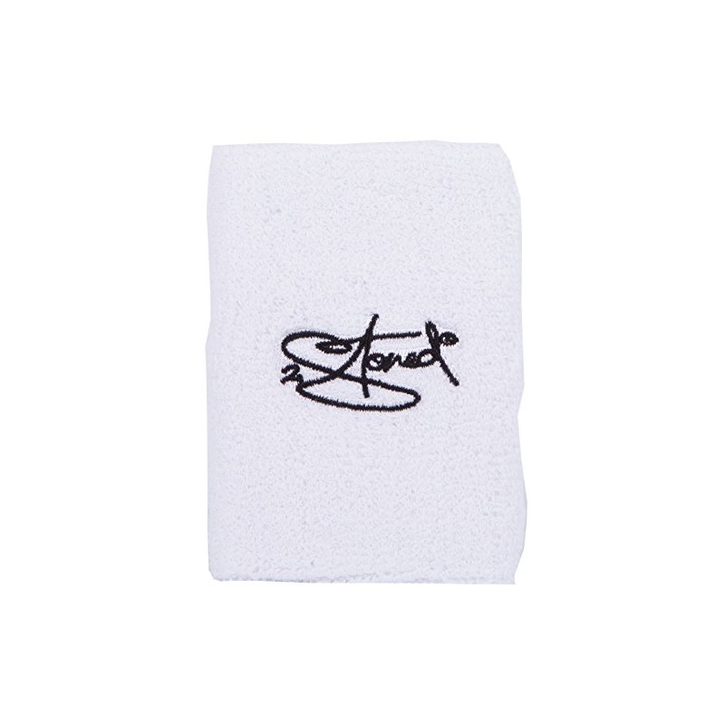 2Stoned Original Sweatband XL 10 cm in White with Black