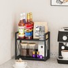 Giikin Kitchen Counter Shelf, 2 Tier Kitchen Spice Rack Organizer
