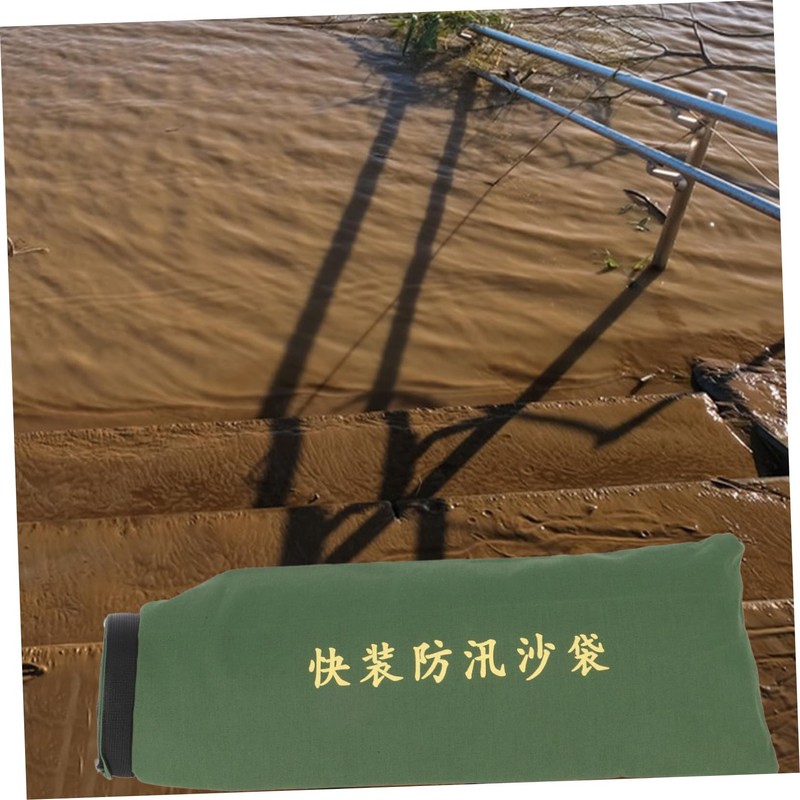 Operitacx Flood Barriers for Home Garage Canvas Sandbags Water-filled Weights