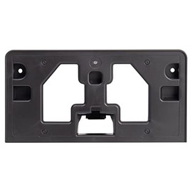 TRQ Front License Plate Bracket Black Compatible with 2016-2017 Honda Accord HO1068125