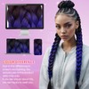 Silk-co Jumbo Braid Synthetic Hair 24" Hair Braiding Extensions Premium