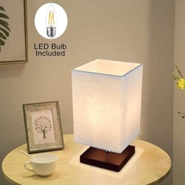 AnnuoYi Bedside Table Lamp,Led Bedrooms Lamps,3 Way Dimmable Touch Bedside Lamp,USB Desk Reading Lamp Suitable for Rooms, Living Rooms, Offices, Dormitories