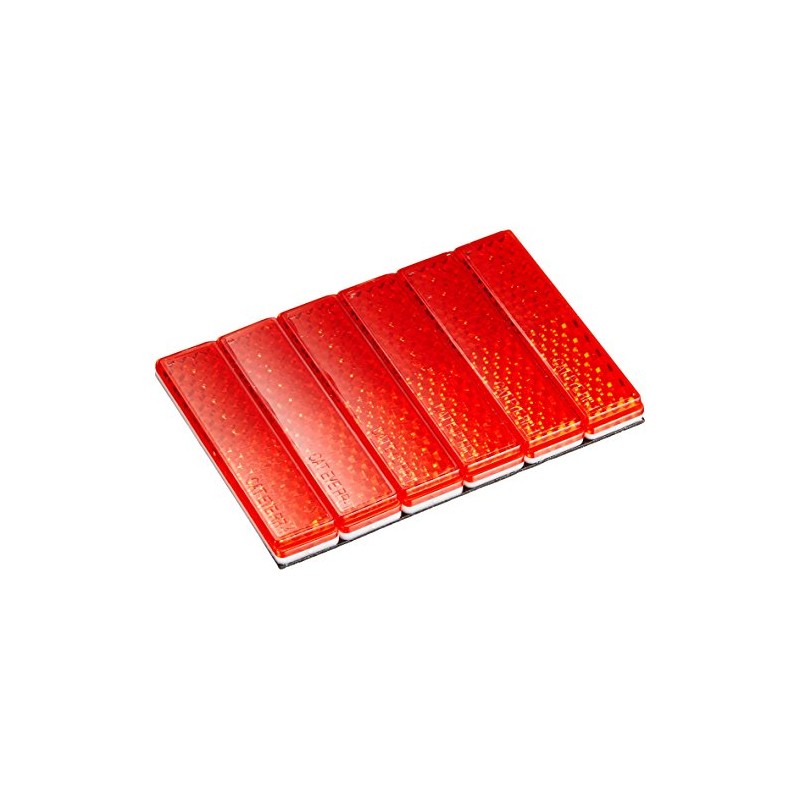amon reflective lens, red (tape width 0.75 mm), width 12