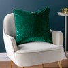 Paoletti Ripple Cushion Cover, Emerald, 50 x 50cm