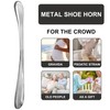 Earl Diamond Metal Shoe Horn Long Handle For Seniors, Long