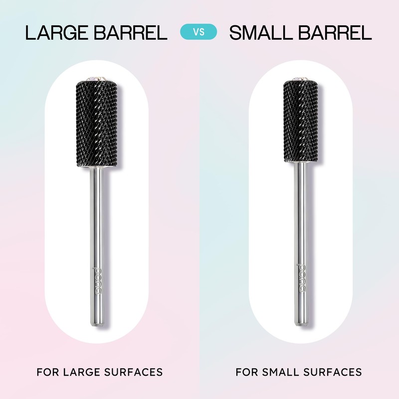 PANA Crystal Top Nail Drill Bits - 3/32'' Large Barrel