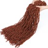 Faux Locs Crochet Hair Copper Red Soft Locs 30 Inch