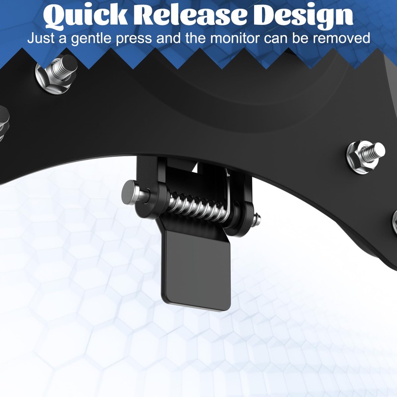 Black Quick Release VESA Mount Adapter Bracket