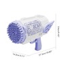 Children Bubble Machine Gun 80 Hole Bubble Machine Launcher Bubble