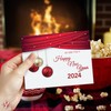2019 Happy New Year - Red Holiday Greetings Fold Over
