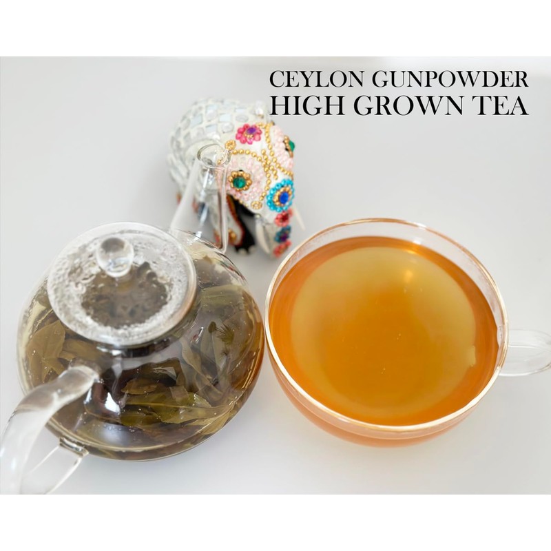 Ceylon Green Tea Gun Powder GP1 - High Grown Loose