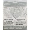Silver Confetti Clear Latex Balloons (30cm) Pack of 6 -