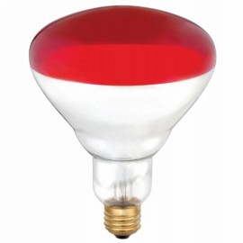 Westinghouse 0394848 250W R40 Red Dimmable Infrared Heat Lamp Bulbs - Pack of 2