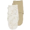 Meyco Baby Swaddling Bag Branches, Plain Sand, 4-6 Months, Pack