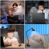 Qooltek Qooltek LED Reading Light, Clamp Lamp 3 Color Modes