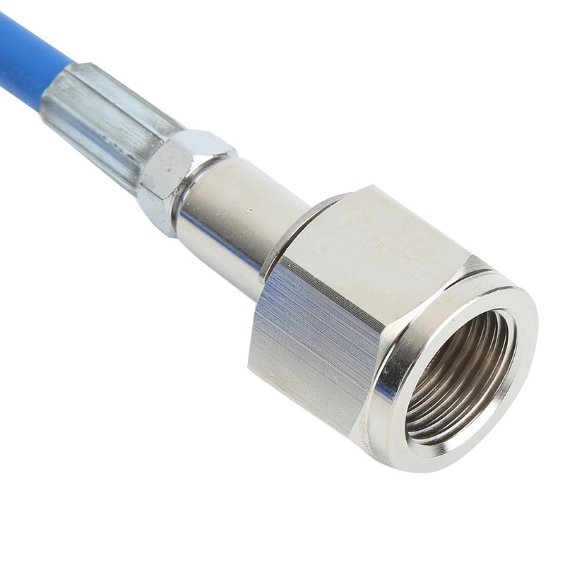 1m/3.3ft Blue G1/2-14 CO2 Hose Soda Water Adapter Hose Kit