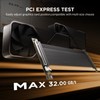 AsiaHorse PCIE 4.0 Extension Cable, Black 16x Shielded High Speed