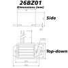 Electronix Express 3 Pack 85dB Buzzer 3-6V DC with Wire
