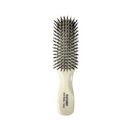 Elegant Anti-Static Ionic Bristles Styler White Hairbrush (Small 6.25" #485)
